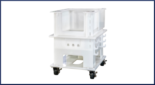 Custom fabrication for biopharma 308x172-1 custom bag cart for pharma and biopharma applications