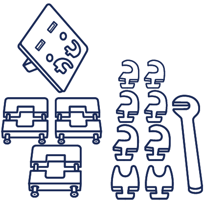 Tubing management solutions - t-loc