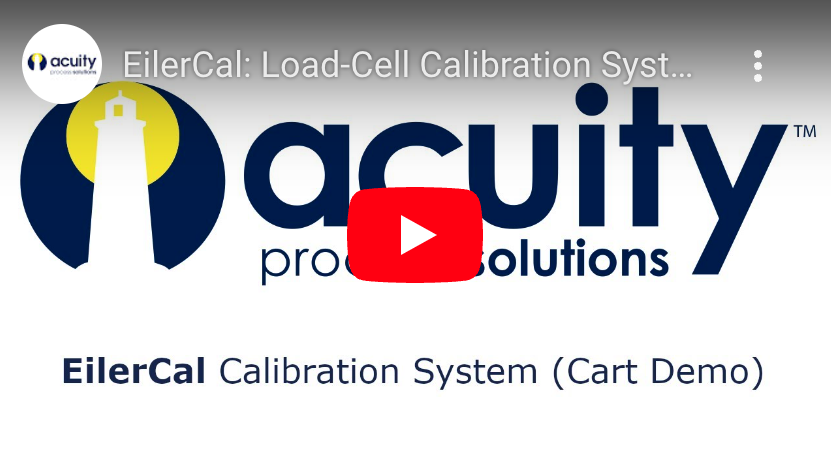 EilerCal load cell calibration system mobile weighing cart demo