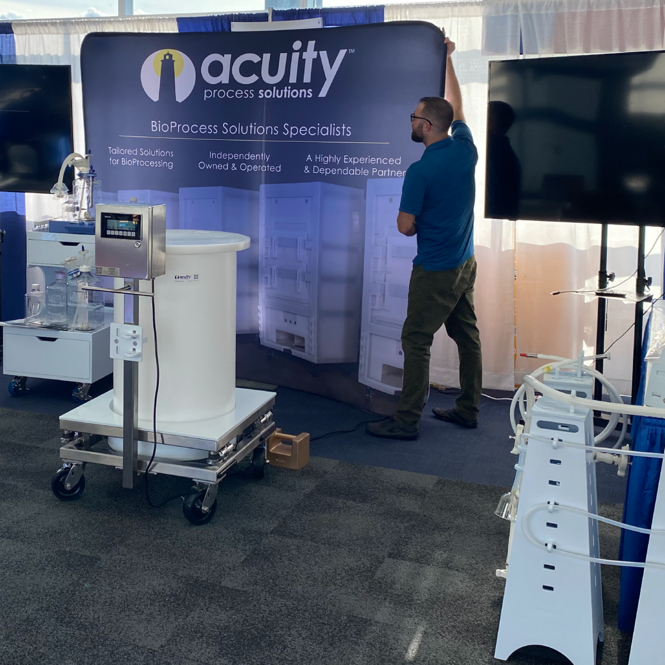 Set up at ISPE Boston